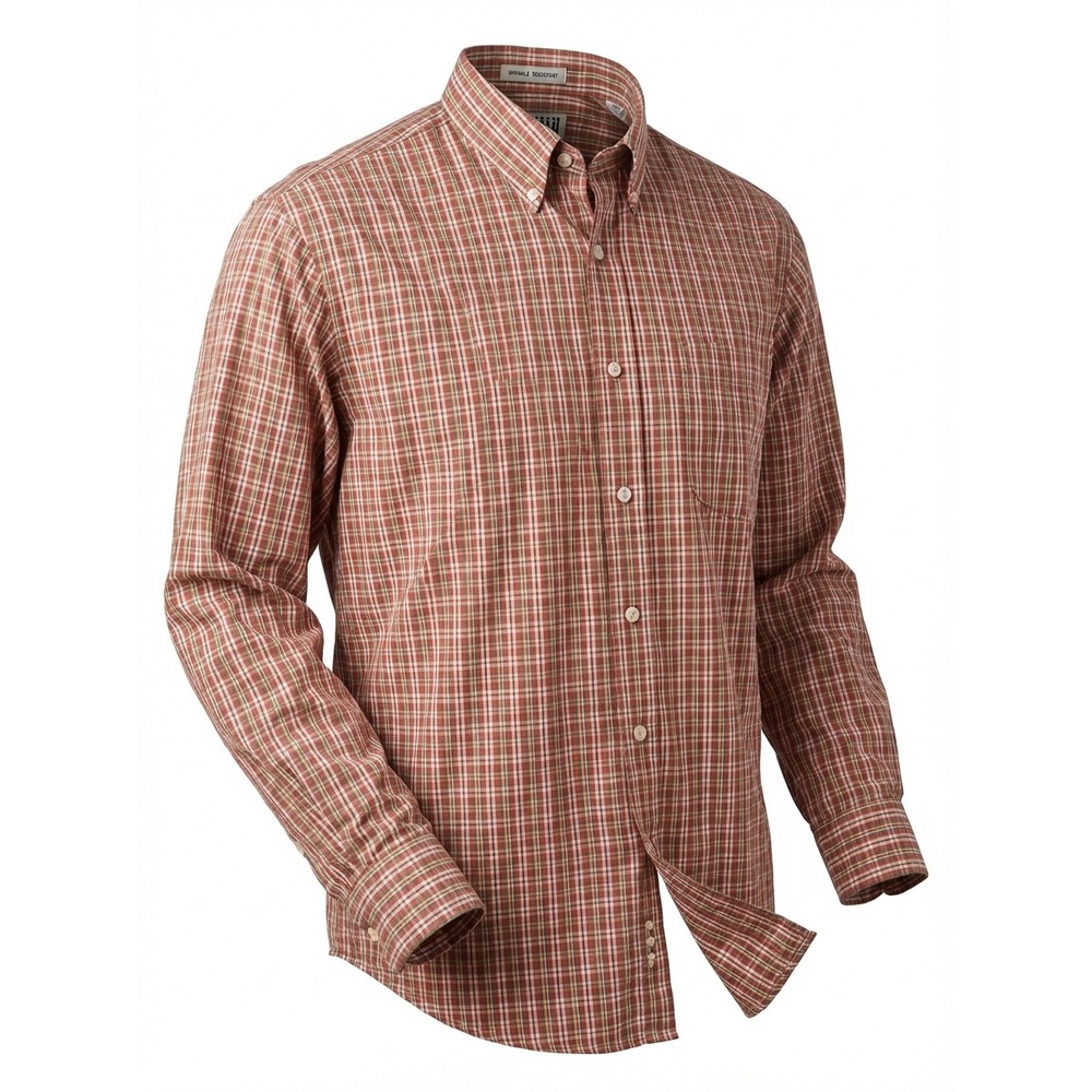 Duluth Trading Co Wrinkle Fighter Plaid Button Down Shirt Mens‎ XL Tall Relaxed